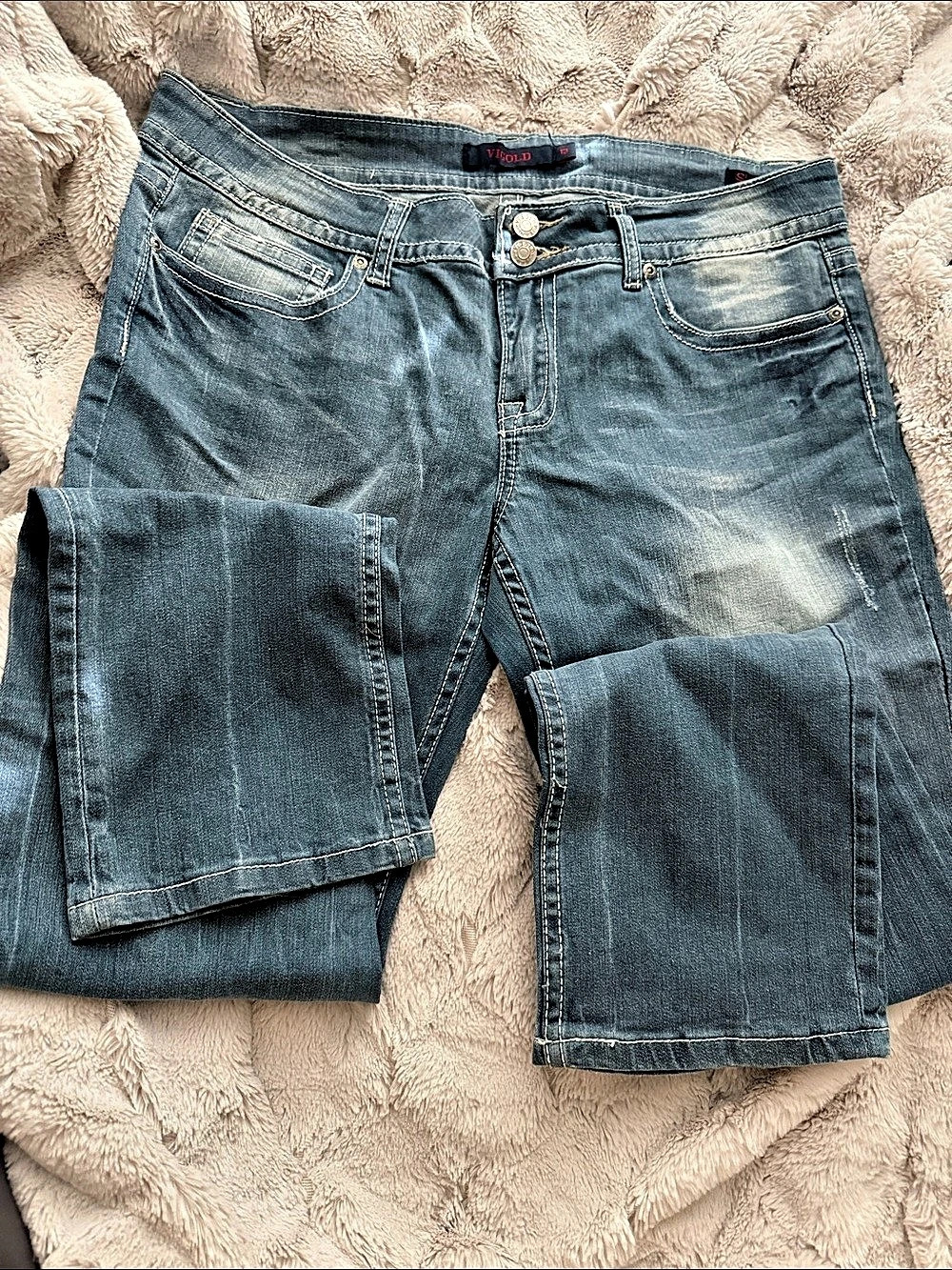 Miss Me Skinny Jeans in Blue Waist 13